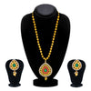 Sukkhi Excellent Gold Plated Almond Shaped Collar Necklace Set for Women