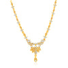 Sukkhi Sensational Gold Plated Lotus Collar Necklace Set for Women