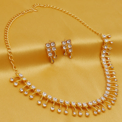 Sukkhi Astonish Gold Plated Necklace Set For Women