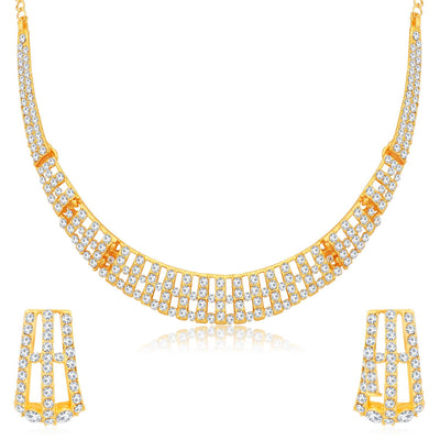 Sukkhi Trendy Gold Plated Necklace Set for Women