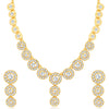 Sukkhi Shimmering Gold Plated Necklace Set for Women