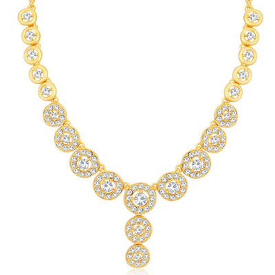 Sukkhi Shimmering Gold Plated Necklace Set for Women