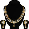 Sukkhi Blossomy Gold Plated Necklace Set for Women