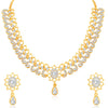 Sukkhi Blossomy Gold Plated Necklace Set for Women