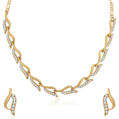 Sukkhi Fancy Gold Plated Necklace Set for Women