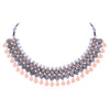 Sukkhi Astonish Oxidised Plated Pearl Choker Necklace Set For Women