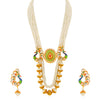 Sukkhi Youthful Gold Plated Peacock Long Haram Necklace Set for Women