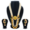 Sukkhi Youthful Gold Plated Peacock Long Haram Necklace Set for Women