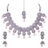 Sukkhi Amazing Oxidised Plated Pearl Choker Necklace Set For  Women