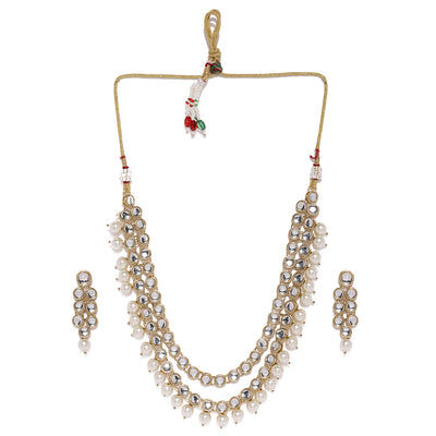 Sukkhi Kundan Gold Plated Neckalce Set