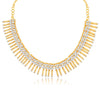 Sukkhi Glitzy Gold Plated Choker Necklace Set for Women