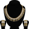 Sukkhi Glitzy Gold Plated Choker Necklace Set for Women