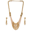 Sukkhi Spectacular Pearl String Gold Plated Neckalce Set for Women