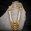 Sukkhi Spectacular Pearl String Gold Plated Neckalce Set for Women