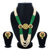 Sukkhi Exotic Gold Plated Peacock Long Haram Necklace Set for Women