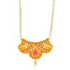 Sukkhi Fascinating Gold Plated Jalebi Collar Necklace Set for Women