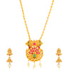 Sukkhi Ravishing Gold Plated Laxmi Collar Necklace Set for Women