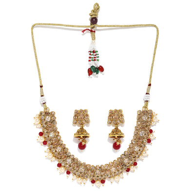 Sukkhi Fashionable Gold Plated Neckalce Set for Women