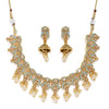 Sukkhi Fine Mint Collection Gold Plated Necklace Set for Women