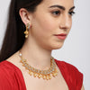 Sukkhi Fine Mint Collection Gold Plated Necklace Set for Women