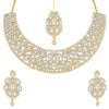 Sukkhi Gleaming Gold Plated Choker Necklace Set For Women