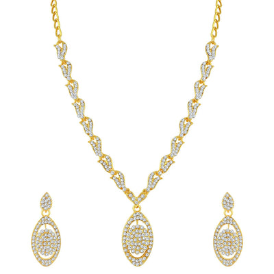 Sukkhi Classy Gold Plated Necklace Set For Women