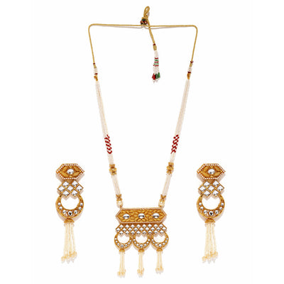 Sukkhi Gorgeous Gold Plated Kundan Neckalce Set for Women