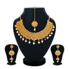 Sukkhi Pretty Gold Plated LCT Stone Choker Necklace Set for Women