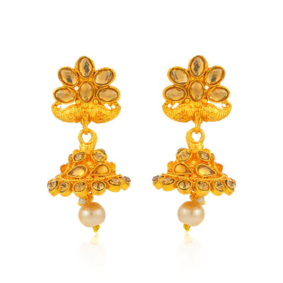 Sukkhi Tibale Gold Plated LCT Stone Choker Necklace Set for Women