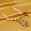 Sukkhi Glimish Gold Plated Pearl Necklace Set For Women