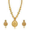 Sukkhi Pretty Gold Plated LCT Stone Collar Necklace Set for Women