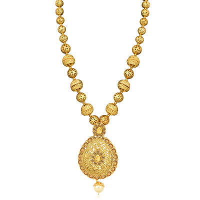 Sukkhi Pretty Gold Plated LCT Stone Collar Necklace Set for Women