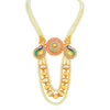 Sukkhi Excellent Gold Plated Peacock Collar Necklace Set for Women