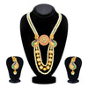 Sukkhi Excellent Gold Plated Peacock Collar Necklace Set for Women