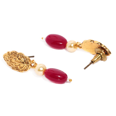 Sukkhi Resplendent Gold Plated String Neckalce Set for Women