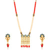Sukkhi Splendid Collar Gold Plated Necklace Set Set for Women