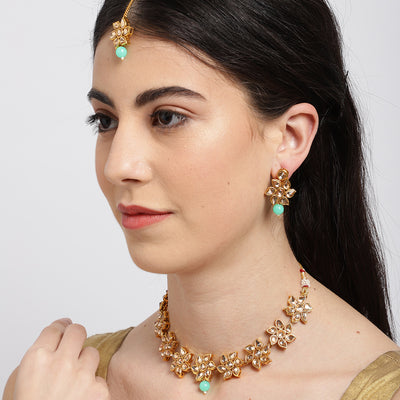 Sukkhi Excellent Gold Plated LCT Neckalce Set for Women