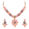 Sukkhi Delightful Gold Plated Mint Collection Kundan Necklace Set For Women