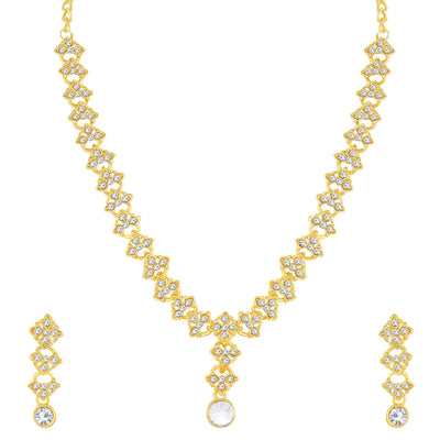 Sukkhi Gorgeous Gold Plated Necklace Set For Women