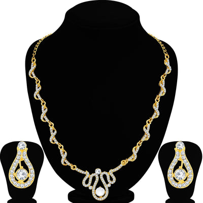 Sukkhi Modern Gold Plated Necklace Set For Women