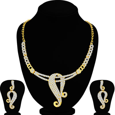 Sukkhi Unique Gold Plated Necklace Set For Women