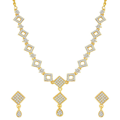 Sukkhi Eye-Catching Gold Plated Necklace Set For Women