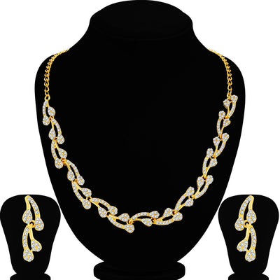 Sukkhi Glamorous Gold Plated Necklace Set For Women