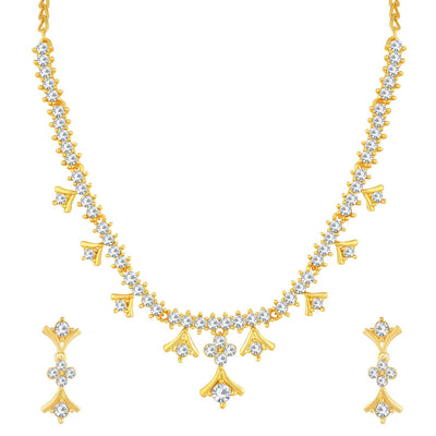 Sukkhi Pleasing Gold Plated Necklace Set For Women