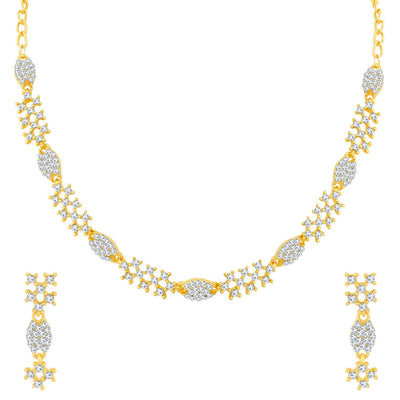 Sukkhi Fashionable Gold Plated Necklace Set For Women