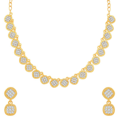 Sukkhi Mesmerizing Gold Plated Necklace Set For Women