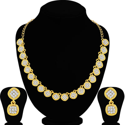 Sukkhi Mesmerizing Gold Plated Necklace Set For Women