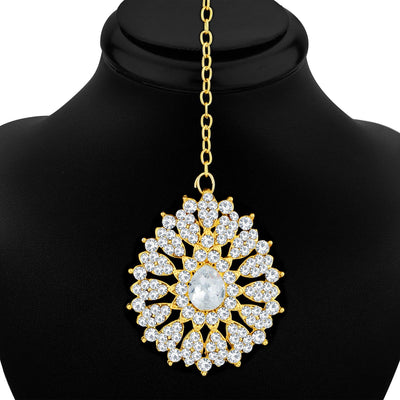 Sukkhi Cluster Gold Plated Necklace Set For Women