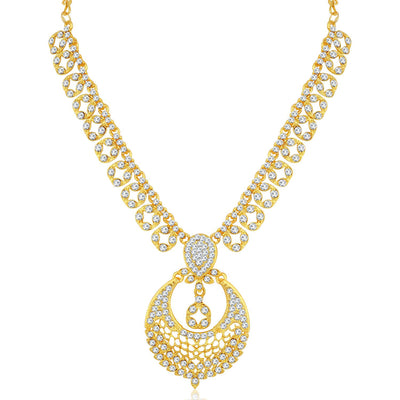 Sukkhi Beautiful Gold Plated Necklace Set for Women