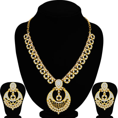 Sukkhi Beautiful Gold Plated Necklace Set for Women